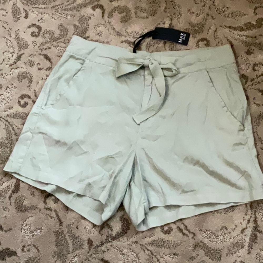 Women's Light Green Shorts